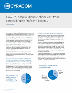 US Hospitals Handle White Paper